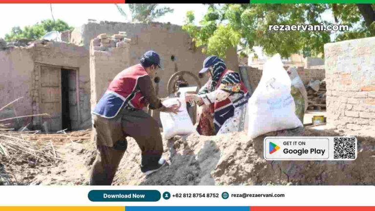 Qatar Charity mendistribusikan paket makanan kepada 2.200 keluarga korban banjir Pakistan