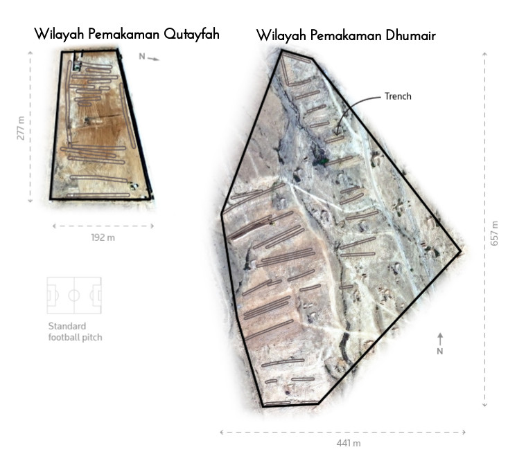 Sumber: Citra satelit dari WorldView-2 © 2025 Vantor, 18 Desember 2021; WorldView-3 © 2025 Vantor, 8 Maret 2021.Analisis oleh Reuters; Airbus DS, Vantor, dan Planet Labs. Ryan McNeill dan Travis Hartman | REUTERS | rezaervani.com