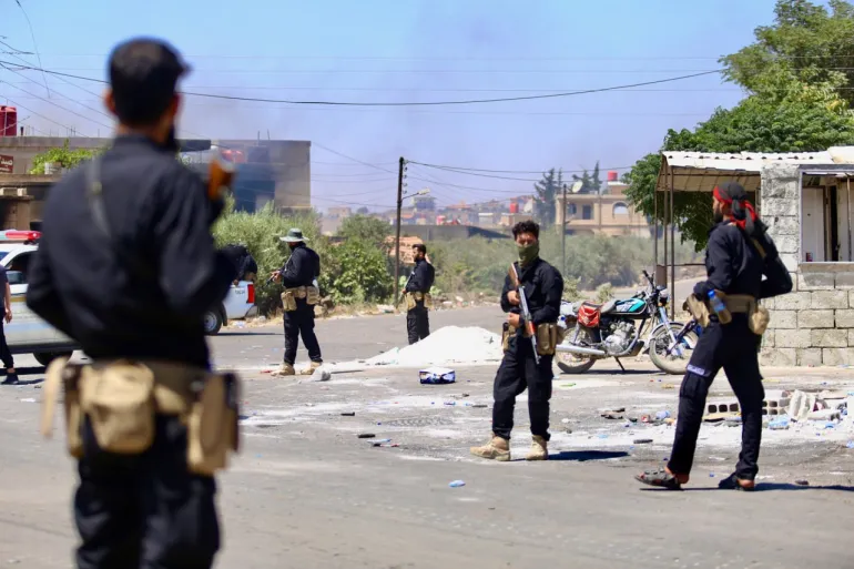 Pasukan keamanan Suriah dikerahkan di sekitar wilayah Provinsi Suwayda (Kantor Berita Suriah)