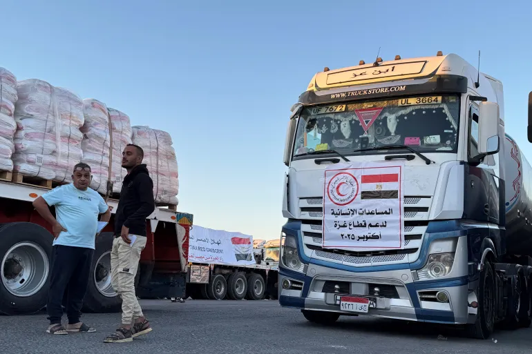 Jalur Gaza menunggu masuknya bantuan (AFP)