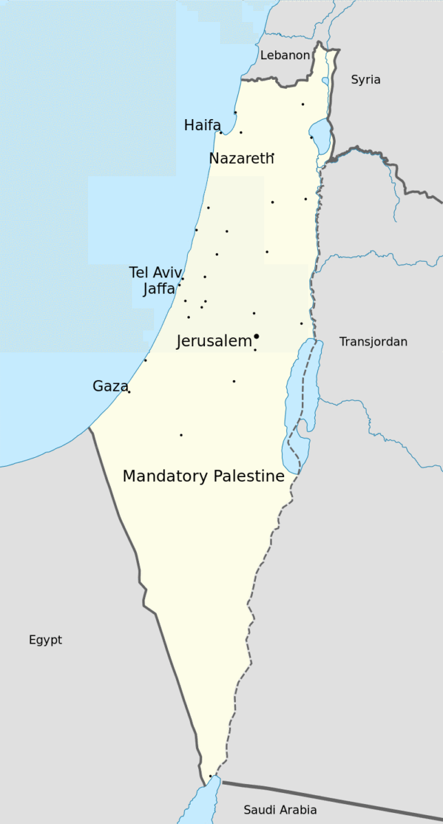 Sejarah Palestina : Mandat Palestina tahun 1946